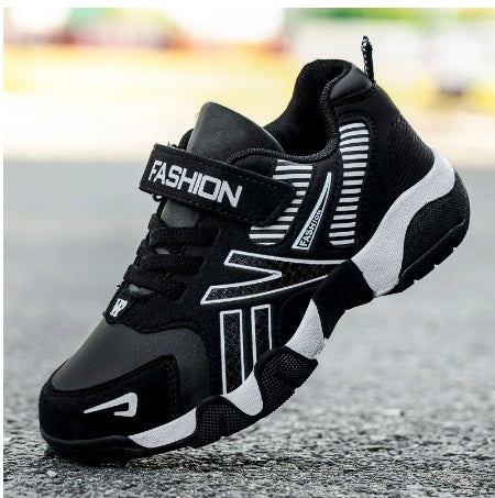 Spring And Autumn 5 Children'S Sports Shoes 7 Leather Waterproof 8 Middle-Aged Children Ten-Year-Old Boys 9 Autumn Shoes