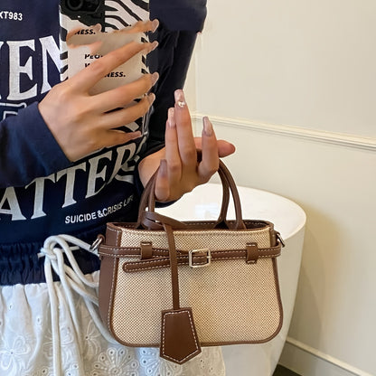 Commuter-friendly Tote New-style Single-shoulder Crossbody Bag With Stunning French Aesthetic