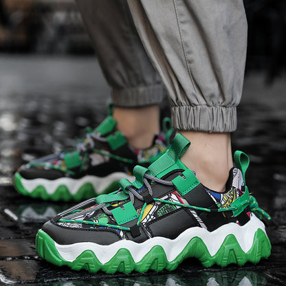 Color matching casual sports shoes