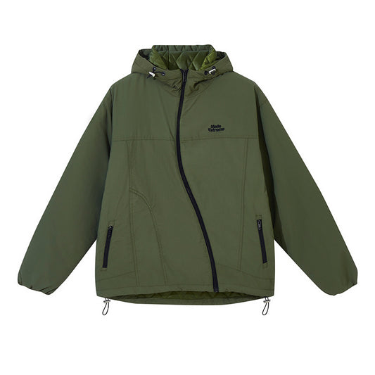 Men's And Women's Winter Hooded Thick Jacket Coat