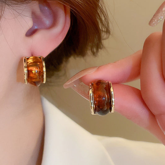 Simple Niche Temperament High-grade Sense Earrings