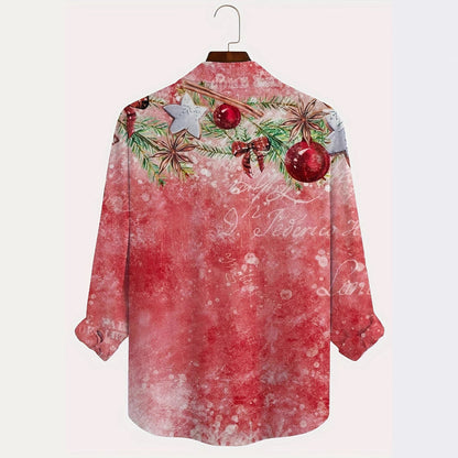 New Pattern 3D Digital Printing Men's Shirt