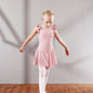Children Dance Exercise Clothing Autumn And Winter Flounced Sleeve Ballet Clothes Children's Chiffon Dancing Dress Dance Performance Clothing