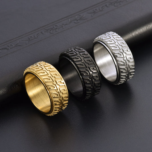Rotatable Car Tire Titanium Steel Ring