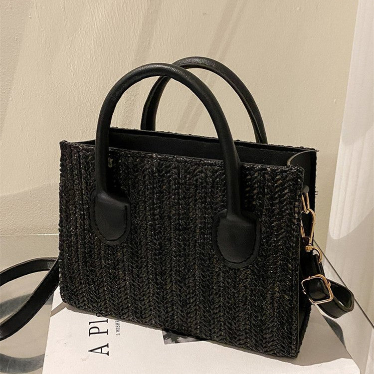 Women's Fashion Single Shoulder Crossbody Handbag Straw