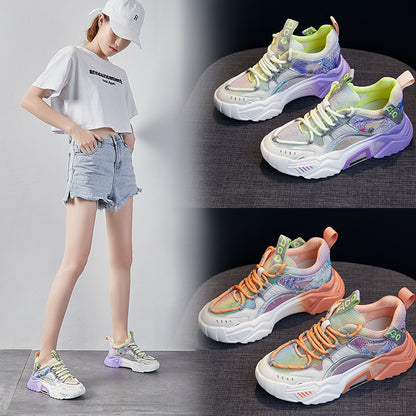 All-match Sports Shoes Mesh Breathable Women's Shoes Luminous