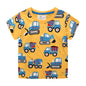 Children's Luminous Shark Pattern Short Sleeve T-Shirt
